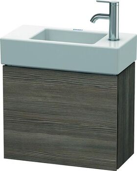 Duravit Waschtischunterbau L-CUBE 400x480x240mm, Anschlag links pine terra