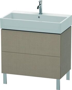 Duravit Waschtischunterbau L-CUBE 582x784x459mm leinen