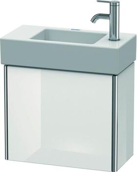 Duravit Waschtischunterbau XSQUARE 397x484x240mm Türansch re weiß hochglanz