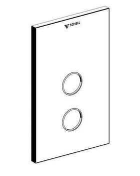 SCHELL Frontplatte LINUS D-SC-T Edelstahl
