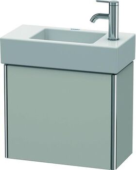 Duravit Waschtischunterbau XSQUARE 397x484x240mm Türansch re betongrau matt