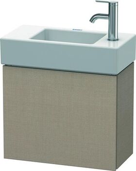 Duravit Waschtischunterbau L-CUBE 400x480x240mm, Anschlag links leinen