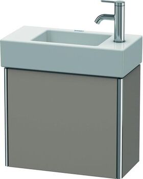 Duravit Waschtischunterbau XSQUARE 397x484x240mm Türansch links basalt matt