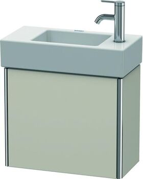 Duravit Waschtischunterbau XSQUARE 397x484x240mm Türansch links taupe matt