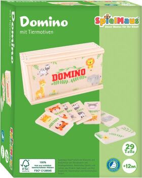 SMH Domino mit Tiermotiven, 28 Teile