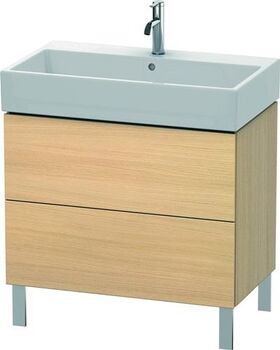 Duravit Waschtischunterbau L-CUBE 582x784x459mm mediterrane eiche