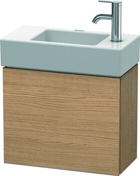 Duravit Waschtischunterbau L-CUBE 400x480x240mm Ans re europäische eiche