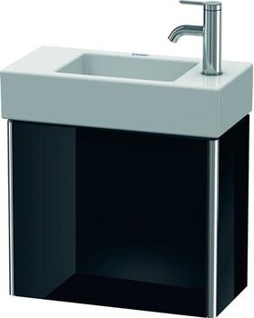 Duravit Waschtischunterbau XSQUARE 397x484x240mm Türansch li sw hochglanz