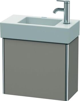 Duravit Waschtischunterbau XSQUARE 397x484x240mm Türansch re basalt matt