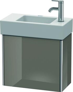 Duravit Waschtischunterbau XSQUARE 397x484x240mm Türansch re fla gr hgl