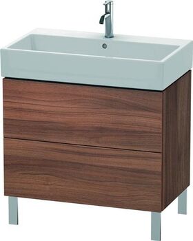 Duravit Waschtischunterbau L-CUBE 582x784x459mm nussbaum natur