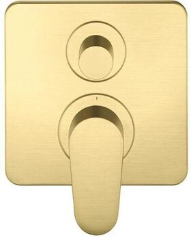 Einhebel-Wannenmischer AXOR CITTERIO M Unterputz brushed brass