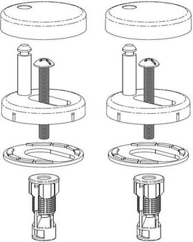 TOTO Befestigung Standard für WC-Sitz