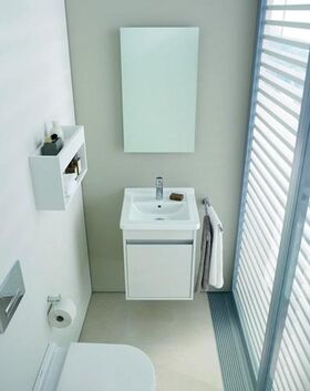 Duravit Waschtischunterbau KETHO 445x440x550mm Anschlag rechts weiß matt