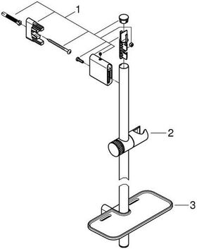 Grohe Bsta RAINSHOWER SMARTACTIVE 900mm chr