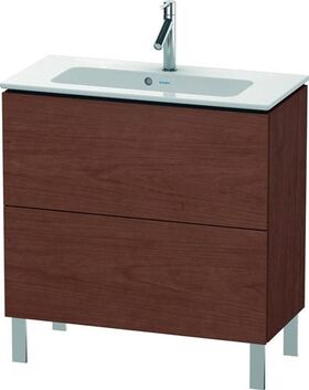 Duravit WTU Compact L-CUBE 704x820x391mm amerikanisch nussbaum