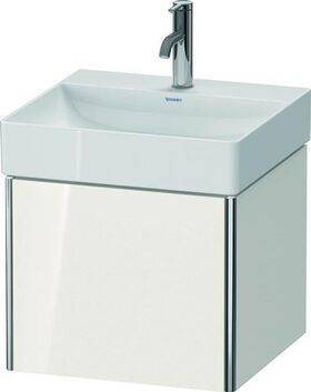 Duravit Waschtischunterbau XSQUARE 397x484x460mm, 1 Auszug weiß hochglanz