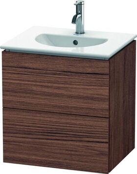 Duravit Waschtischunterbau L-CUBE 419x520x550mm nussbaum dunkel