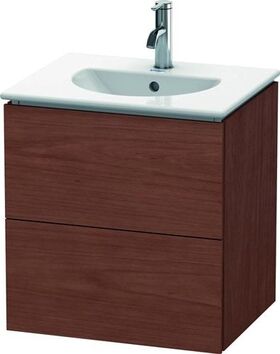 Duravit Waschtischunterbau L-CUBE 419x520x550mm amerikanisch nussbaum