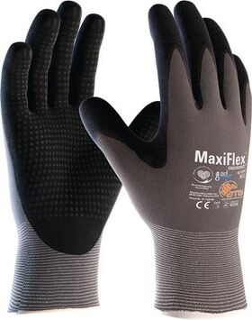 Handschuhe MaxiFlex Endurance with AD-APT 42-844 Gr.11 grau/schwarz - VPE: 12