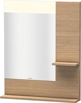 Duravit Spiegel VERO 142x650x800mm Be europäische eiche