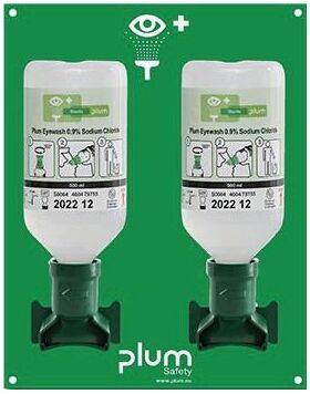 Augenspülstation 2x0,5l H290xB228xT80ca.mm Haltbarkeit 3 Jahre(ungeöff. Flasche)