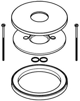 Grohe Rosette/Distanzring f Essence su-st