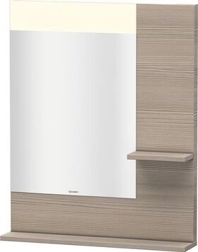 Duravit Spiegel VERO 142x650x800mm, Beleuchtung pine silver