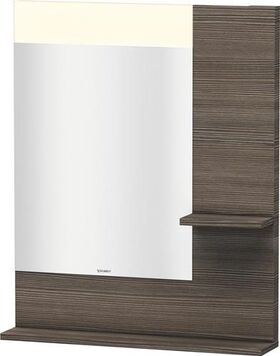 Duravit Spiegel VERO 142x650x800mm, Beleuchtung pine terra