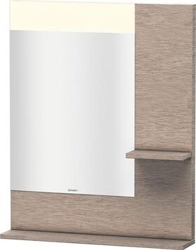 Duravit Spiegel VERO 142x650x800mm Beleuchtung eiche kaschmir