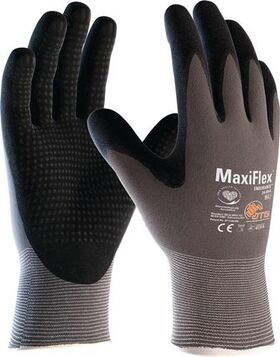 Handschuhe MaxiFlex Endurance 34-844 Gr.9 grau/schwarz Nyl.m.Nitril EN388 Kat.II - VPE: 12