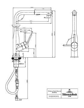 V&B EH-Spb SUBWAY STYLE SHOWER matt black