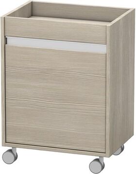 Duravit Rollcontainer KETHO 360x500x670mm Anschlag links pine silver