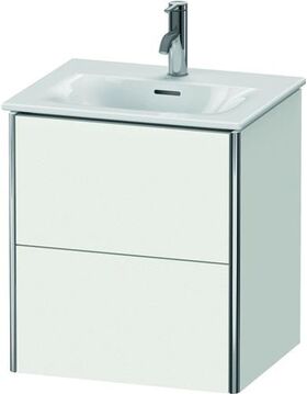 Duravit Waschtischunterbau XSQUARE 560x510x418mm 2 Schubk weiß seidenmatt