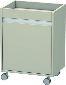 Duravit Rollcontainer KETHO 360x500x670mm Anschlag links taupe