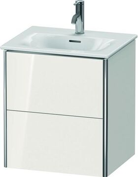 Duravit Waschtischunterbau XSQUARE 560x510x418mm 2 Schubk weiß hochglanz