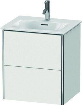 Duravit Waschtischunterbau XSQUARE 560x510x418mm, 2 Schubkästen weiß matt