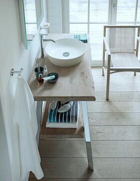 Duravit Aufsatzbecken CAPE COD o ÜL ohne Hahnlochbank d= 430mm weiß WG