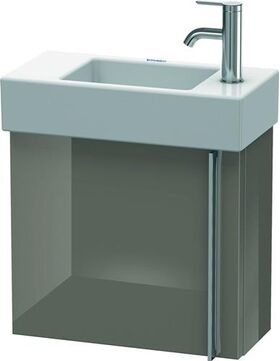 Duravit Waschtischunterbau VERO AIR 436x484x211mm Ans li fla grey hochglanz