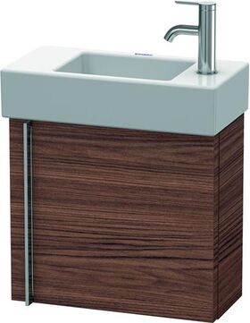 Duravit Waschtischunterbau VERO AIR 436x484x211mm Ans rechts nussbaum dunkel