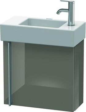 Duravit Waschtischunterbau VERO AIR 436x484x211mm Ans re fla grey hochglanz