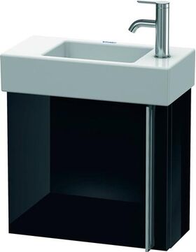 Duravit Waschtischunterbau VERO AIR 436x484x211mm Ans li schwarz hochglanz