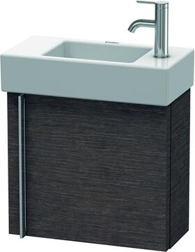 Duravit Waschtischunterbau VERO AIR 436x484x211mm Ans re Ei dunkel gebürstet