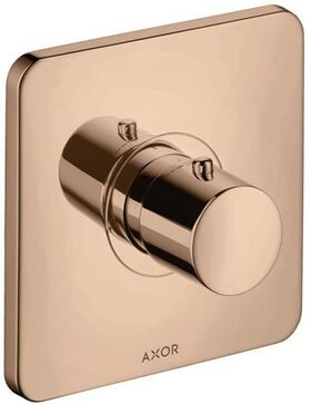 Thermostat AXOR CITTERIO M Unterputz 43 l/min polished red gold