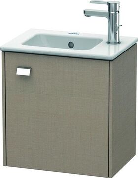 Duravit Waschtischunterbau BRIOSO 442x420x289mm Gri chr Ans rechts leinen