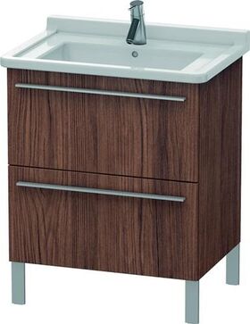 Duravit Waschtischunterbau X-LARGE 650x470x668mm nussbaum dunkel