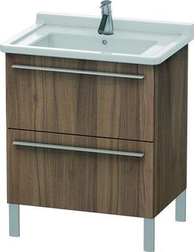 Duravit Waschtischunterbau X-LARGE 650x470x668mm nussbaum natur