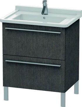 Duravit Waschtischunterbau X-LARGE 650x470x668mm eiche dunkel gebürstet