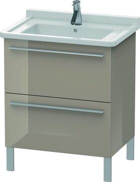 Duravit Waschtischunterbau X-LARGE 650x470x668mm cappucino hochglanz