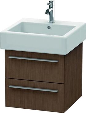 Duravit Waschtischunterbau X-LARGE 443x450x448mm amerikanisch nussbaum